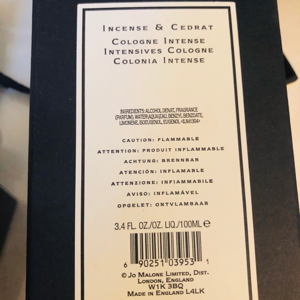 Jo Malone Incense & Cedrat - Picture 6 of 7